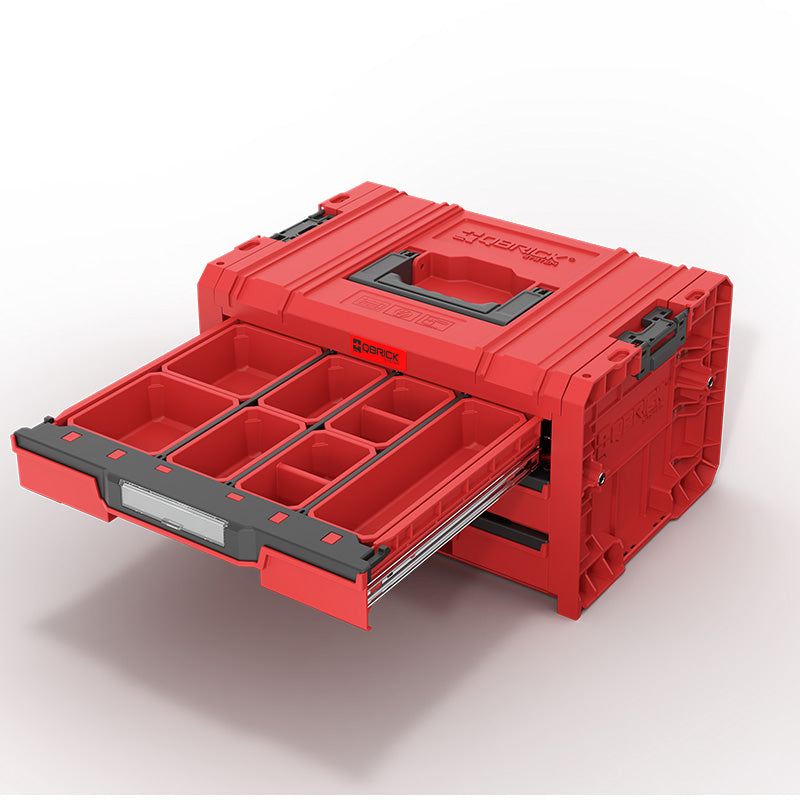 QBRICK SYSTEM PRO Caisse à outils 3 tiroirs 2.0 Expert RED Ultra HD Custom - QBRICK SYSTEM - SKRQPROD3E2CCZEPG001
