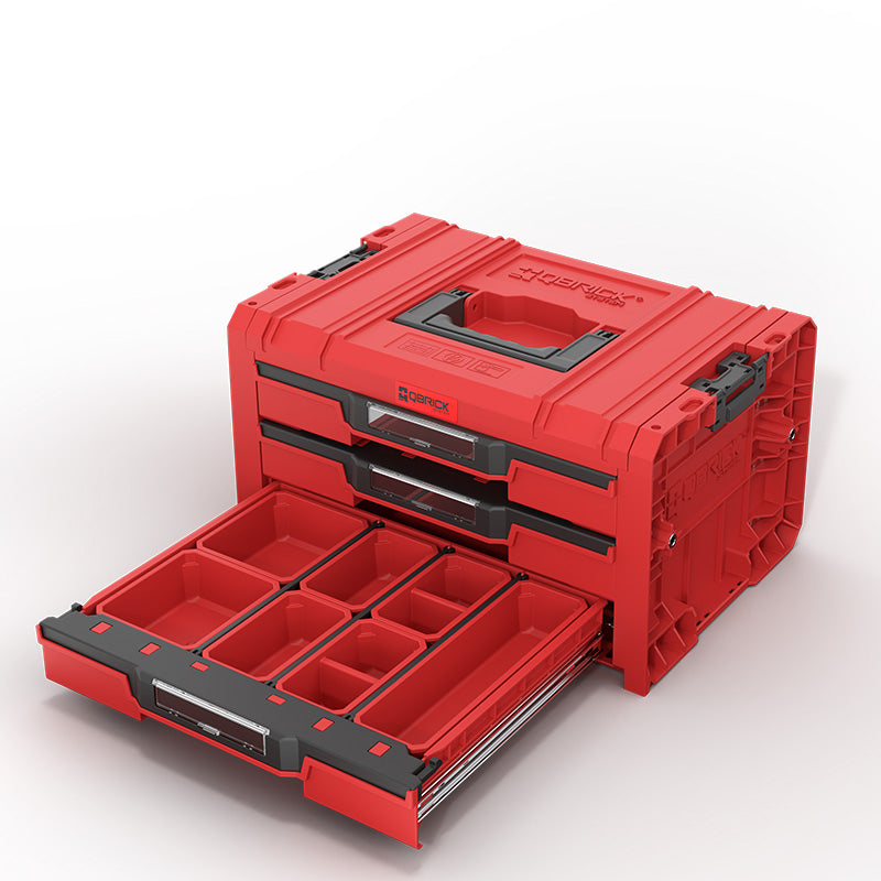 QBRICK SYSTEM PRO Caisse à outils 3 tiroirs 2.0 Expert RED Ultra HD Custom - QBRICK SYSTEM - SKRQPROD3E2CCZEPG001