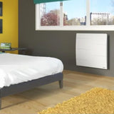 Radiateur double coeur de chauffe horizontal Malao - Blanc  - 1500W