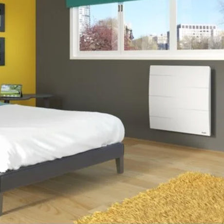 Radiateur double coeur de chauffe horizontal Malao - Blanc  - 1500W