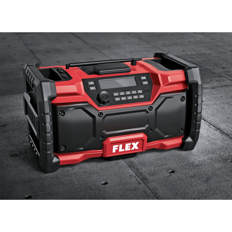 Radio de chantier digitale FLEX RD 12/18/230 12 et 18V