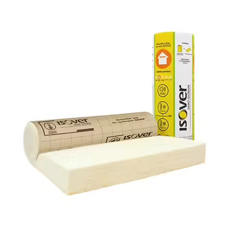 Rouleau laine de verre ISOVER Combles perdus et plafonds  2.6x1.2m  300mm