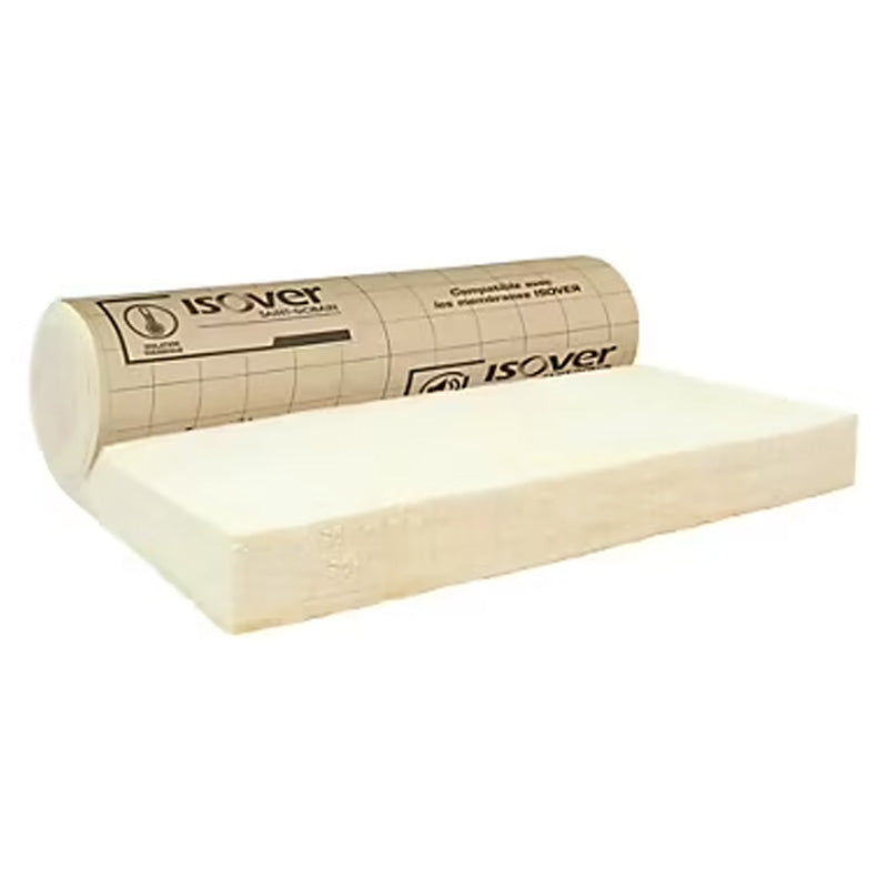 Rouleau laine de verre ISOVER Combles perdus et plafonds  3,5x1,2m  240mm