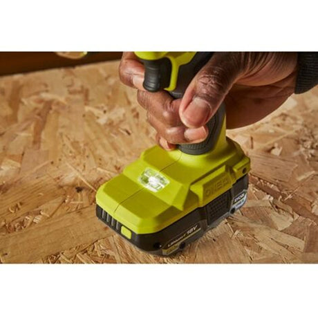 Perceuse-visseuse à percussion RYOBI RPD18BL-2C20S Brushless 18V ONE+ avec 2x2Ah et chargeur