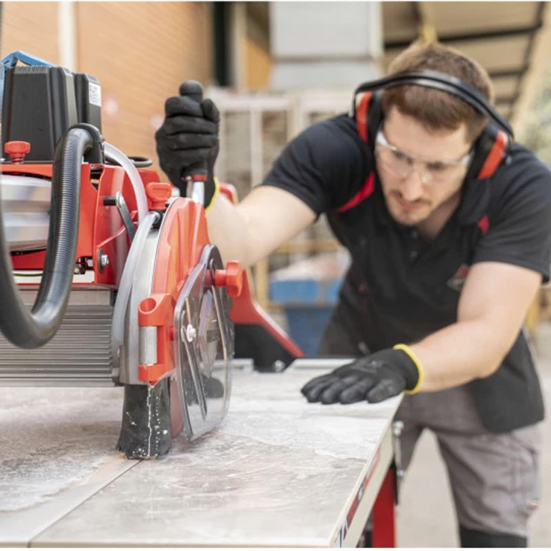 Scie sur table professionnelle - coupe à eau - DCX-250 EXPERT 1250 230V 50HZ - RUBI - 52960