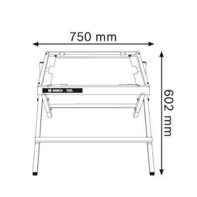 Scie sur Table BOSCH GTS 10 XC Professional Ø 254mm 2100W + Piètement BOSCH GTA 6000