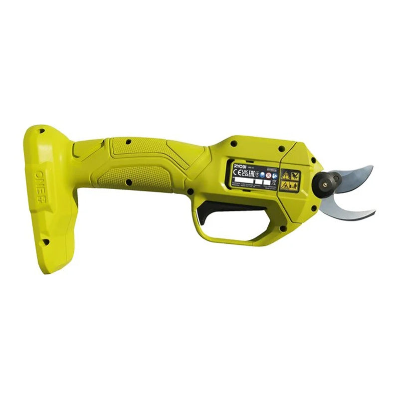 Sécateur 18V ONE+™ RYOBI RY18SCA-0 lames Bypass chromées en acier carbone japonais SK5 - capacité de coupe 25 mm (Produit seul)