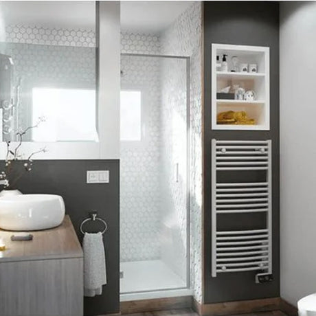 Sèche-serviettes fluide Goreli - Blanc - 500W