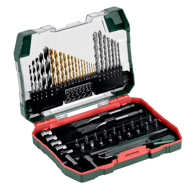 Coffret d'embouts perçage vissage 55 pièces METABO 626707000 - Set d'accessoires SP