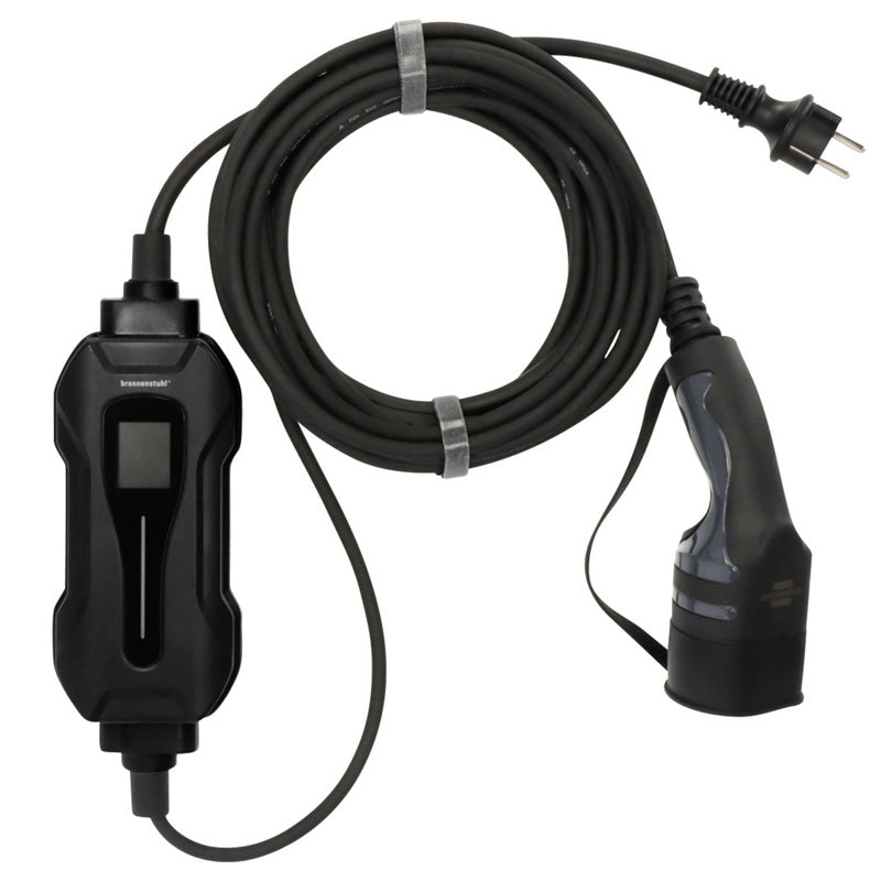 Station de charge EV type 2 - BRENNENSTUHL - 1384010 - 10 A, 2,3 KW, 8 m, IP44, écran