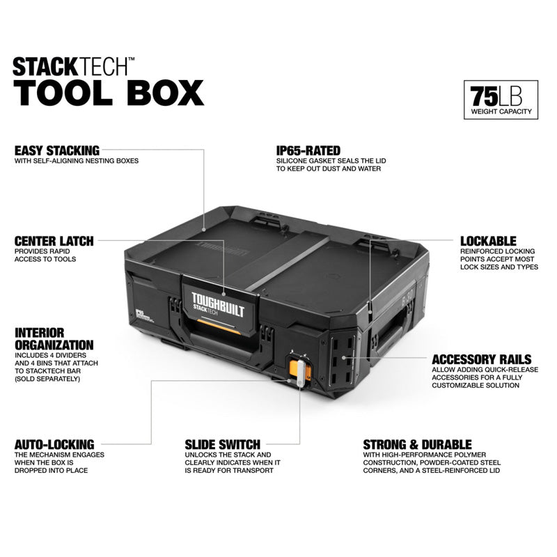 Petite boite à outils StackTech TOUGHBUILT TB-B1-B-30-BEA