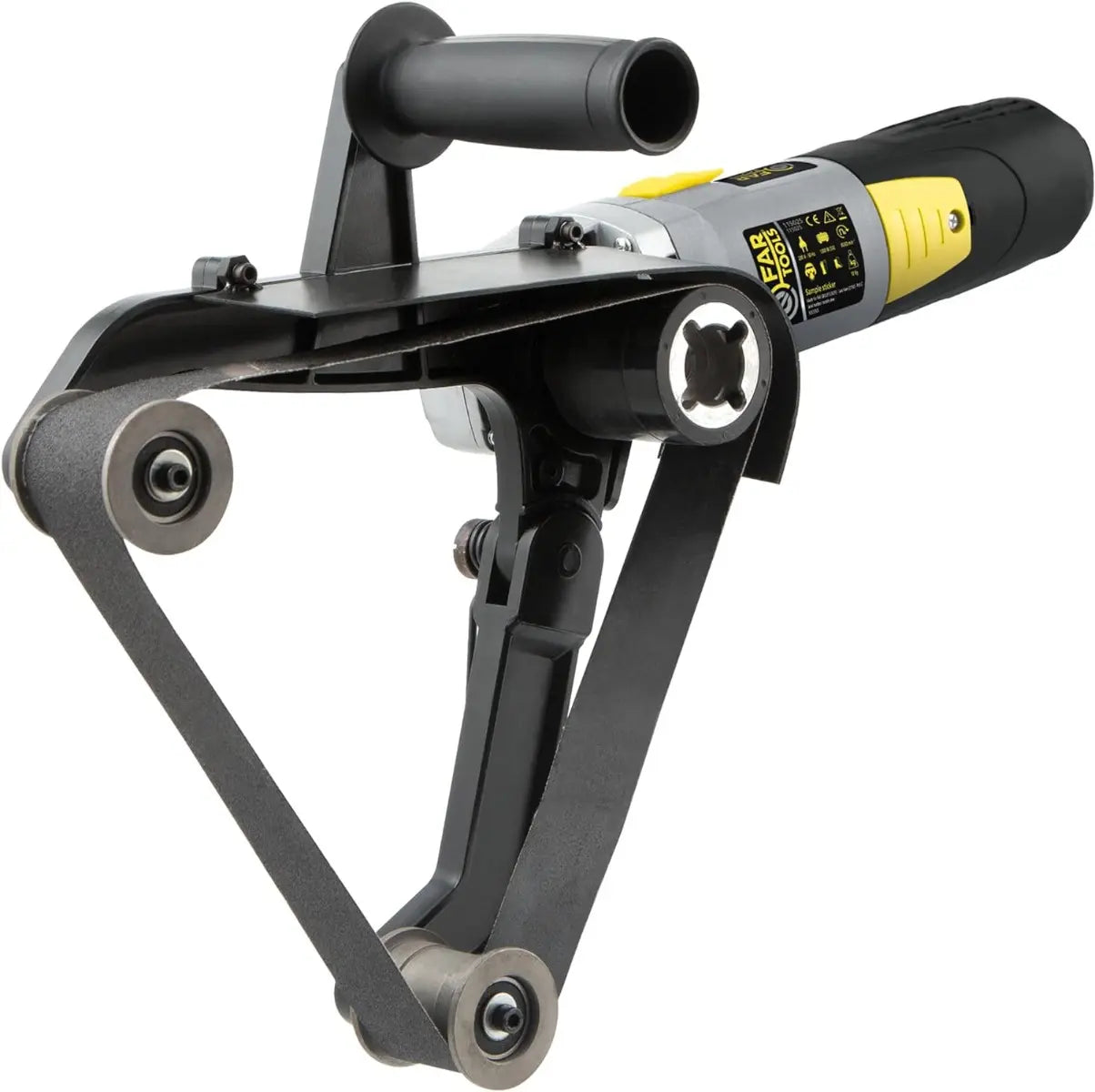 TBS 1300 Ponçeuse pour tube FARTOOLS  Puissance  1300 W, Longueur de l'abrasif 760 MM, Largeur de l'abrasif    20/40 MM, Vitesse d'avance 18-53 M/S, Revètement bi-matière,