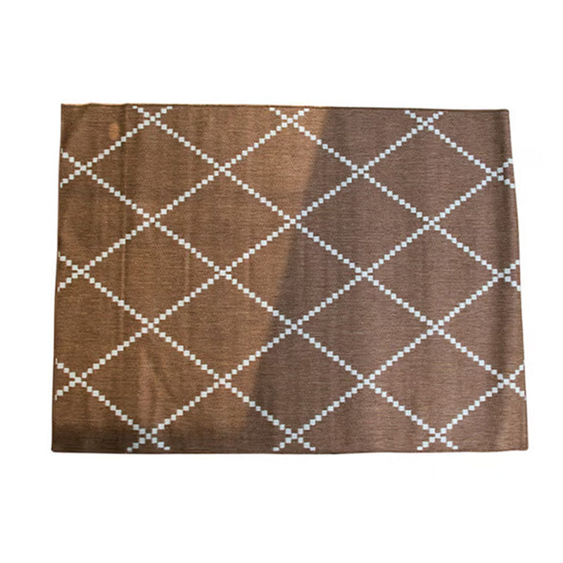 Tapis d'intérieur ETHNIK - 120 x 160 cm - marron & ivoire