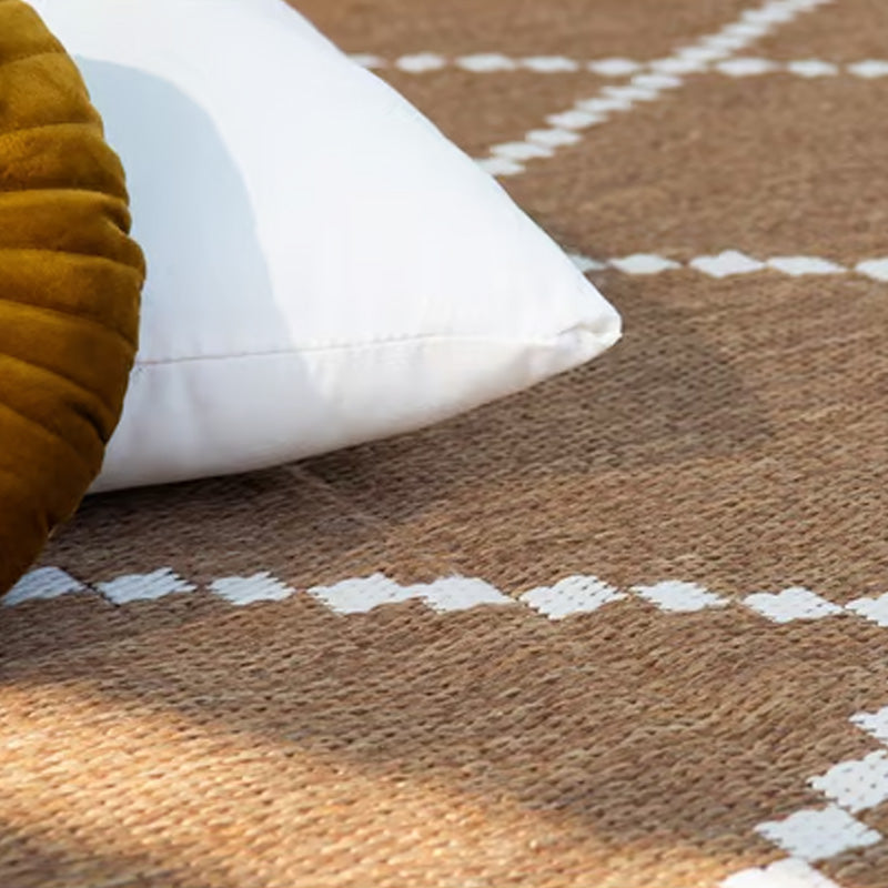 Tapis d'intérieur ETHNIK - 120 x 160 cm - marron & ivoire