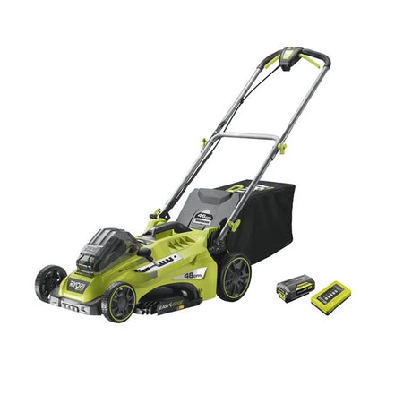 Tondeuse 36V Power Assist™ Brushless RYOBI RLM36X46H50PG - Ø coupe 46 cm - 1 batterie lithium+ 36 V 5,0 Ah - 1 chargeur