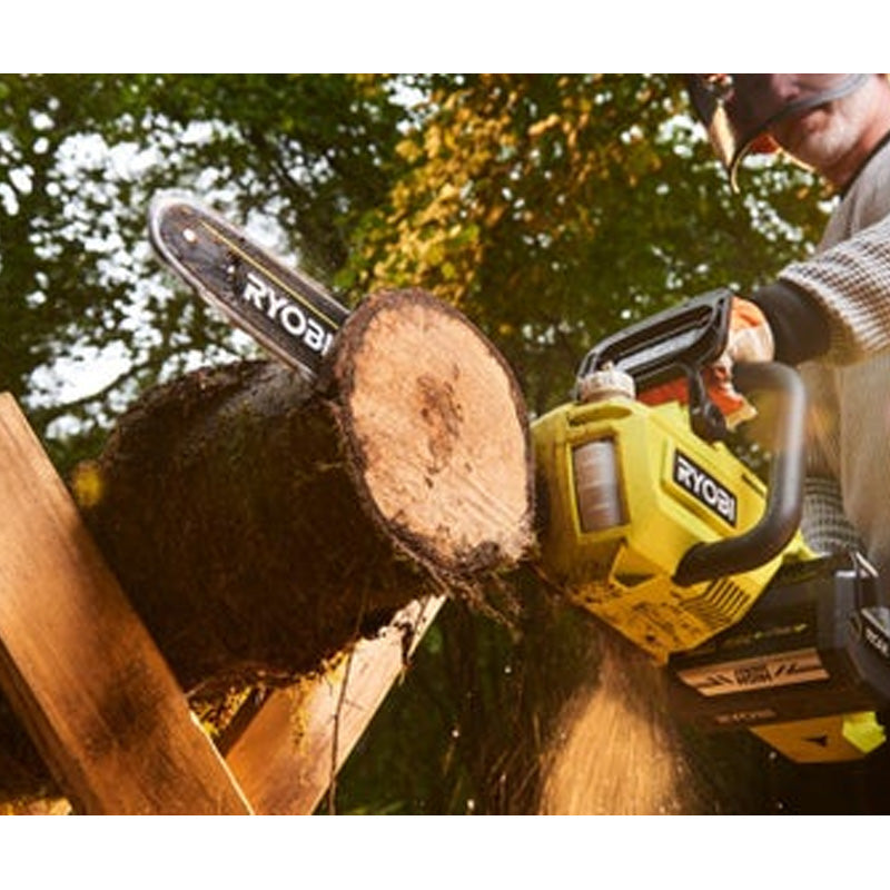 Tronçonneuse RYOBI RY36CSX35A 36V brushless 35cm 21 m/s 1x4Ah et chargeur 1,7A
