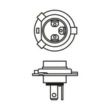 Pack 2 ampoules BOSCH 1987301136 projecteur longue portée gigalight H4 12V 60W P43t