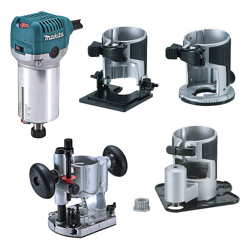 Affleureuse-défonceuse MAKITA RT0702CX3J (4 en 1) 8mm 710W + Makpac