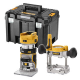 Affleureuse et défonceuse 8mm 18V DEWALT DCW604NT-XJ Brushless avec coffret