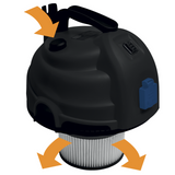Aspirateur Souffleur eau et poussière - LEMAN - LOASP306 Cuve Inox 30 L - 1400W - Décolmatage manuel