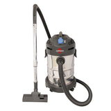 Aspirateur Souffleur eau et poussière - LEMAN - LOASP301 Cuve Inox 30 L - 1400W - avec prise synchronisée