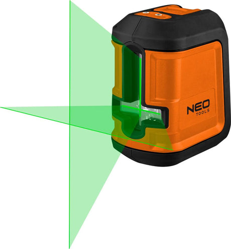 Laser croisé 15M - NEO TOOLS - 17-106 -  Lignes vertes , fixation +  étui