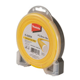 Bobine de fil co-extrudé jaune 3,0mm x 15m rond MAKITA E-02836