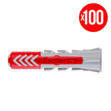 Boîte de 100 chevilles FISCHER Duopower sans vis