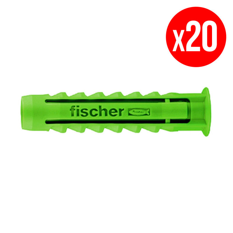 Boite de 20 chevilles à expansion SX GREEN FISCHER 524865 Ø12 x 60 mm