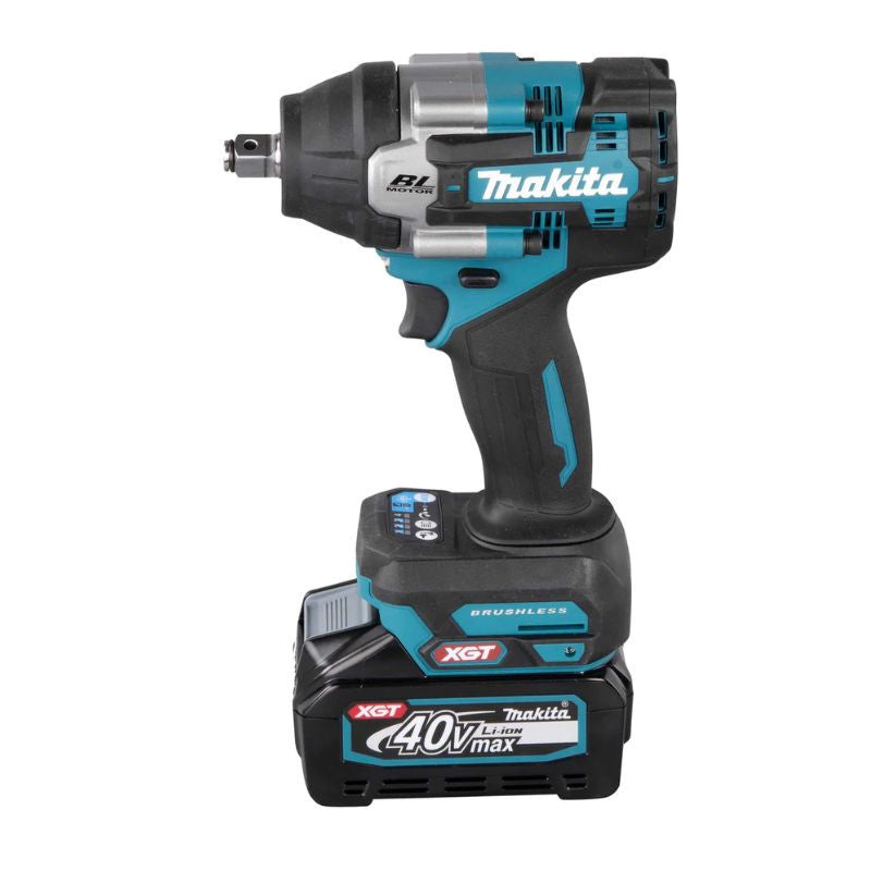 Boulonneuse 1/2'' 760Nm 40V max XGT MAKITA TW007GM201 2 x 4,0Ah + chargeur en coffret MakPac