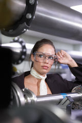 Surlunettes de protection OX3000 - Incolore - Anti-Rayures - Anti-Buée - Anti-Statique - Anti-Projections Chimiques Incolore