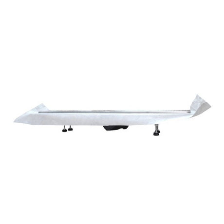 Caniveau de sol à maçonner 50cm MARMOX LD50SLIM - Siphon ultra-plat horizontal - Acier inoxydable