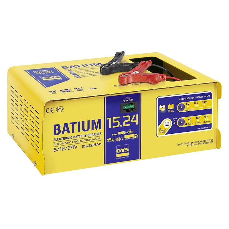 Chargeur automatique de Batterie Bathium 15/24 GYS 024526