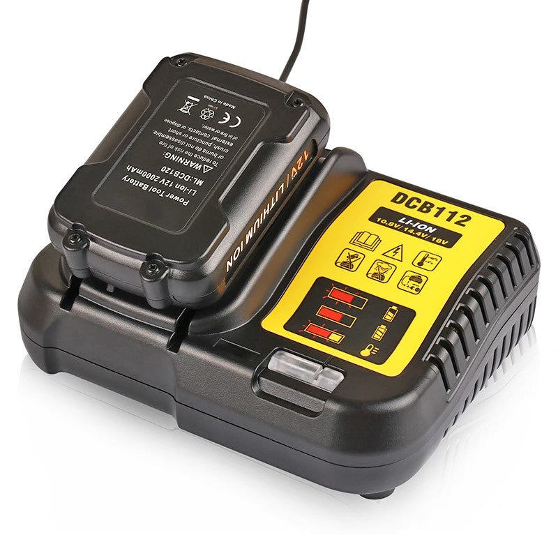 Chargeur de batteries DEWALT DCB112-XJ  10,8 V à 18 V Li-ion