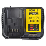 Chargeur de batteries DEWALT DCB112-XJ  10,8 V à 18 V Li-ion