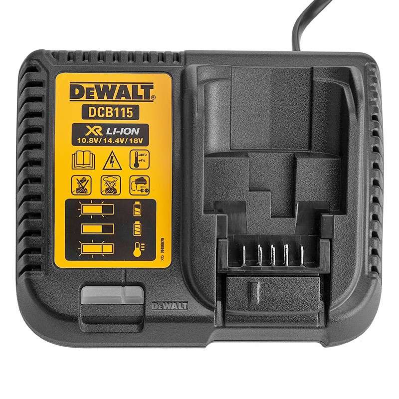 Chargeur de batteries DEWALT DCB115 10.8 V à 18 V Li-ion