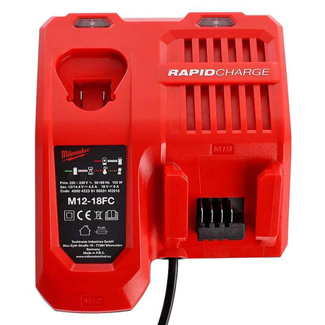 Chargeur Rapide MILWAUKEE M12-18FC M12™ M18™