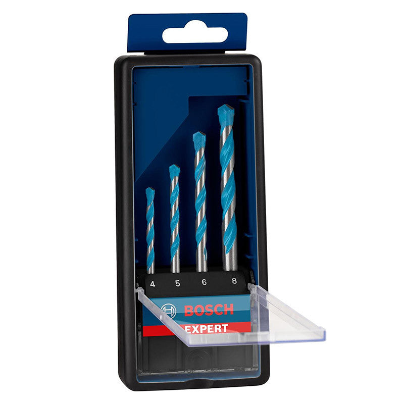 Coffret 4 Forets BOSCH Expert MultiConstruction CYL-9 4/5/6/8mm