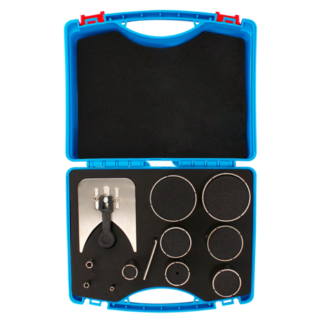 Coffret 10 trepans diamantés LEMAN D6 À 68 + GUIDE