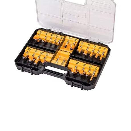 Coffret de 22 fraises de défonceuse DEWALT DT90017-QZ