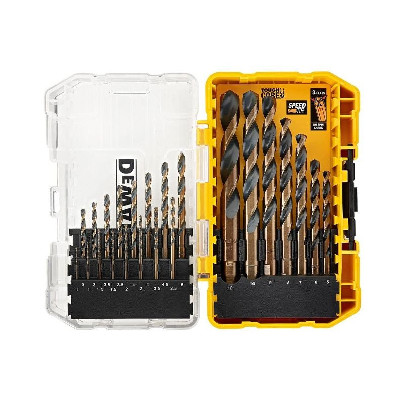 Coffret de 23 Forets DEWALT DT70729-QZ multi matériaux Black&Gold