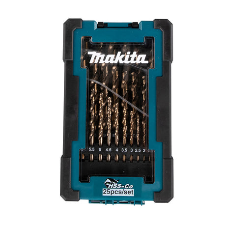 Coffret de 25 forets à métaux HSS-CO MAKITA D-67577