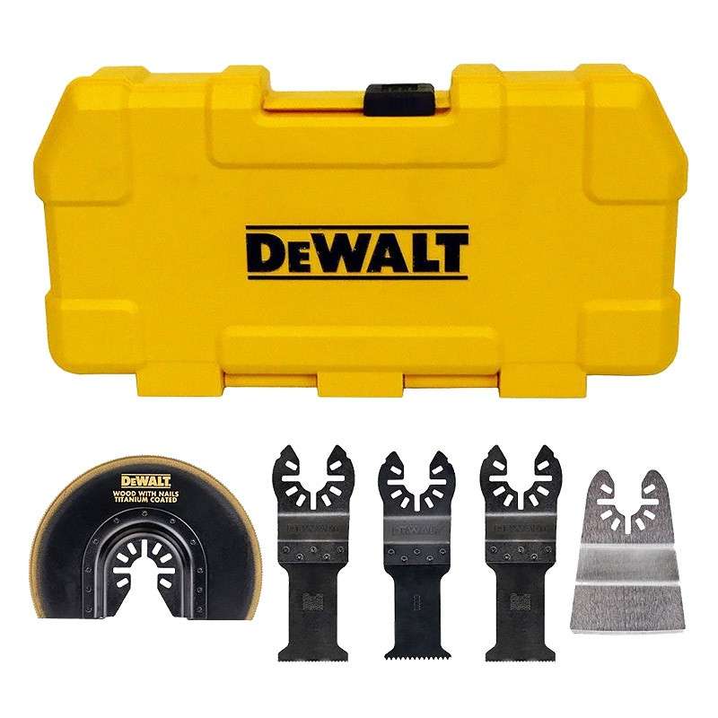 Coffret de 5 accessoires DEWALT DT20715 pour multi-cutter