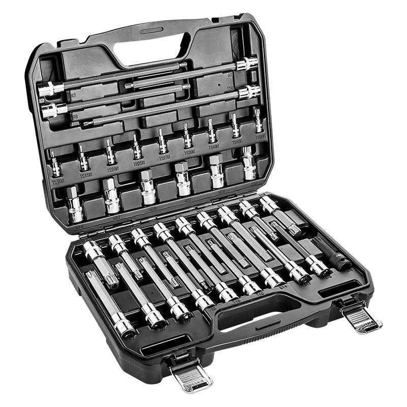 Coffret de douilles et embouts spéciaux 1/2 - 1/4 NEO TOOLS 08-710 38 pièces