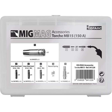 Coffret Torche MIG 150 A (MB15) GYS 041226