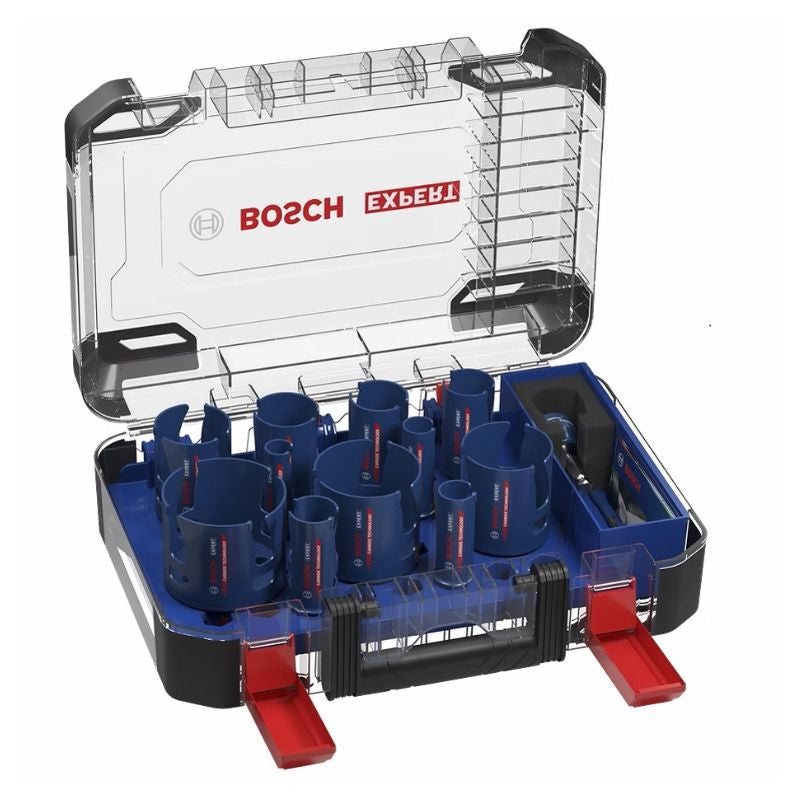 Coffret trépans multiconstruction Expert BOSCH 061599763Y 15 pièces + couteau suisse offert