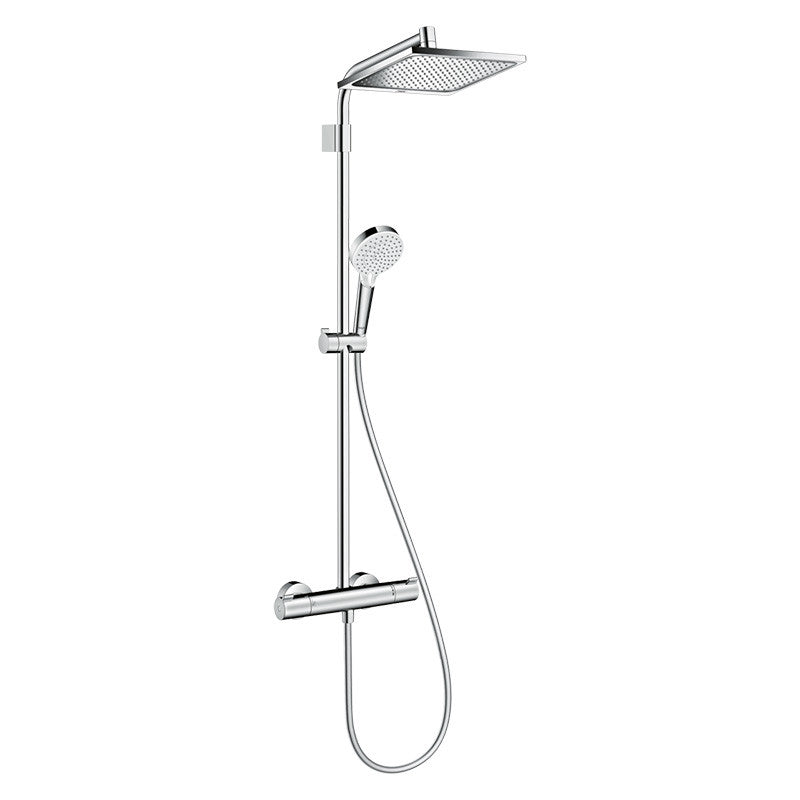 Colonne de douche Crometta E 240 HANSGROHE 26785000 1 jet, avec mitigeur thermostatique Varia