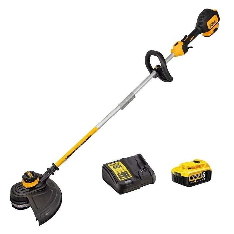 Coupe-bordures 33cm XR 18V DEWALT DCM561P1 Brushless Li-ion (1 x 5 Ah) + chargeur