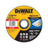 Disque à tronçonner l'inox 125x22,2mm, moyeu plat DEWALT