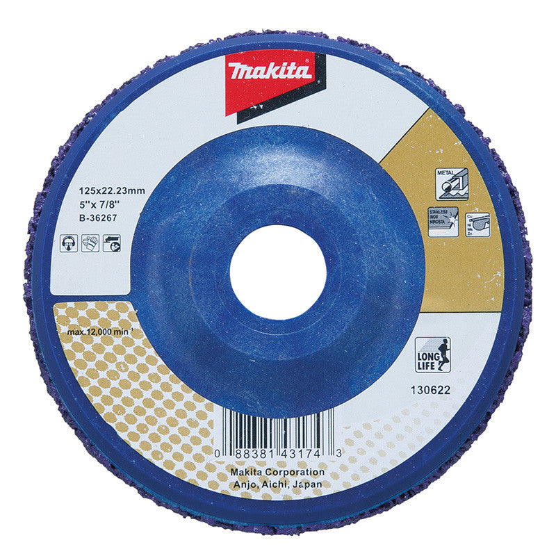 Makita E-00393 Disco abrasivo XLock 125×6,0mm – Grana A36P per Metalli